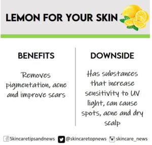 Is Lemon really good for your skin? Benefits and Downside of Lemon