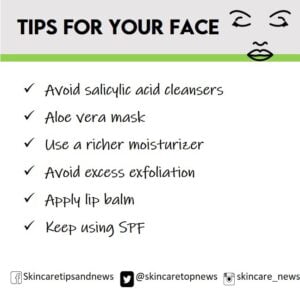 Face care during cold weather
