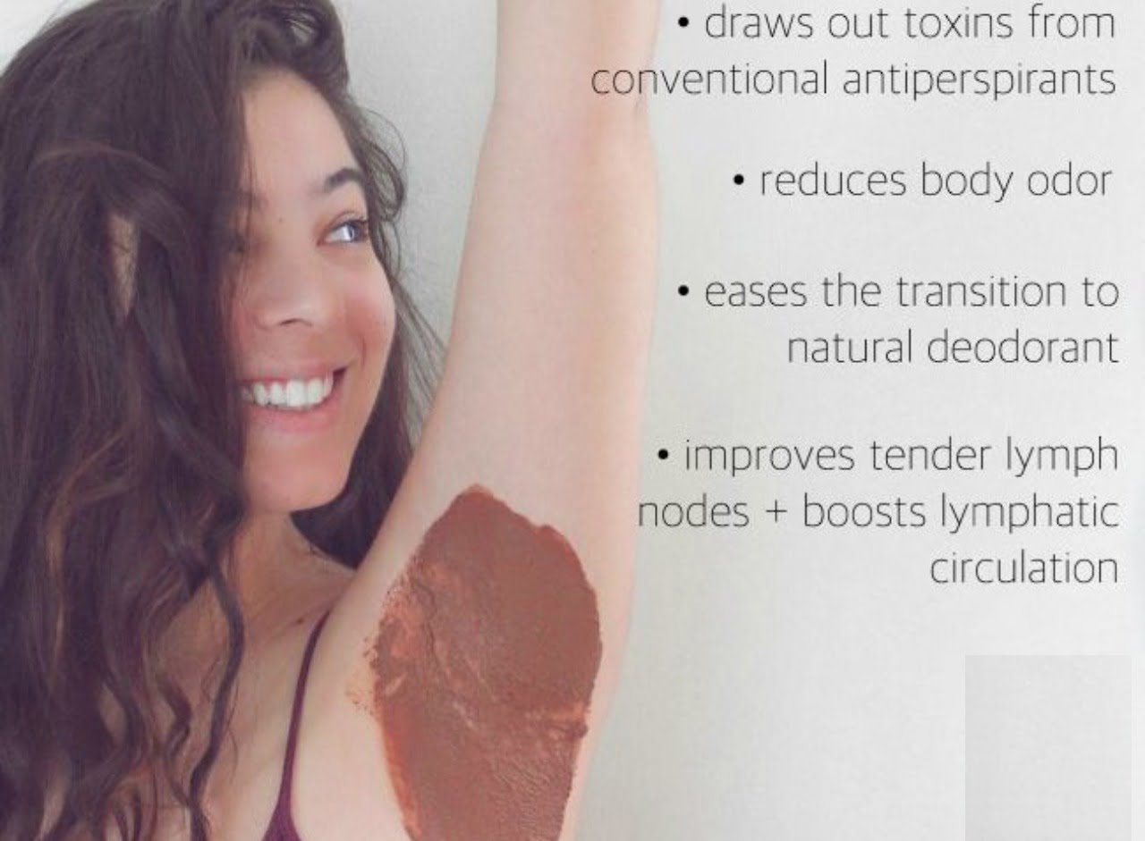 How to detox your armpits with bentonite clay