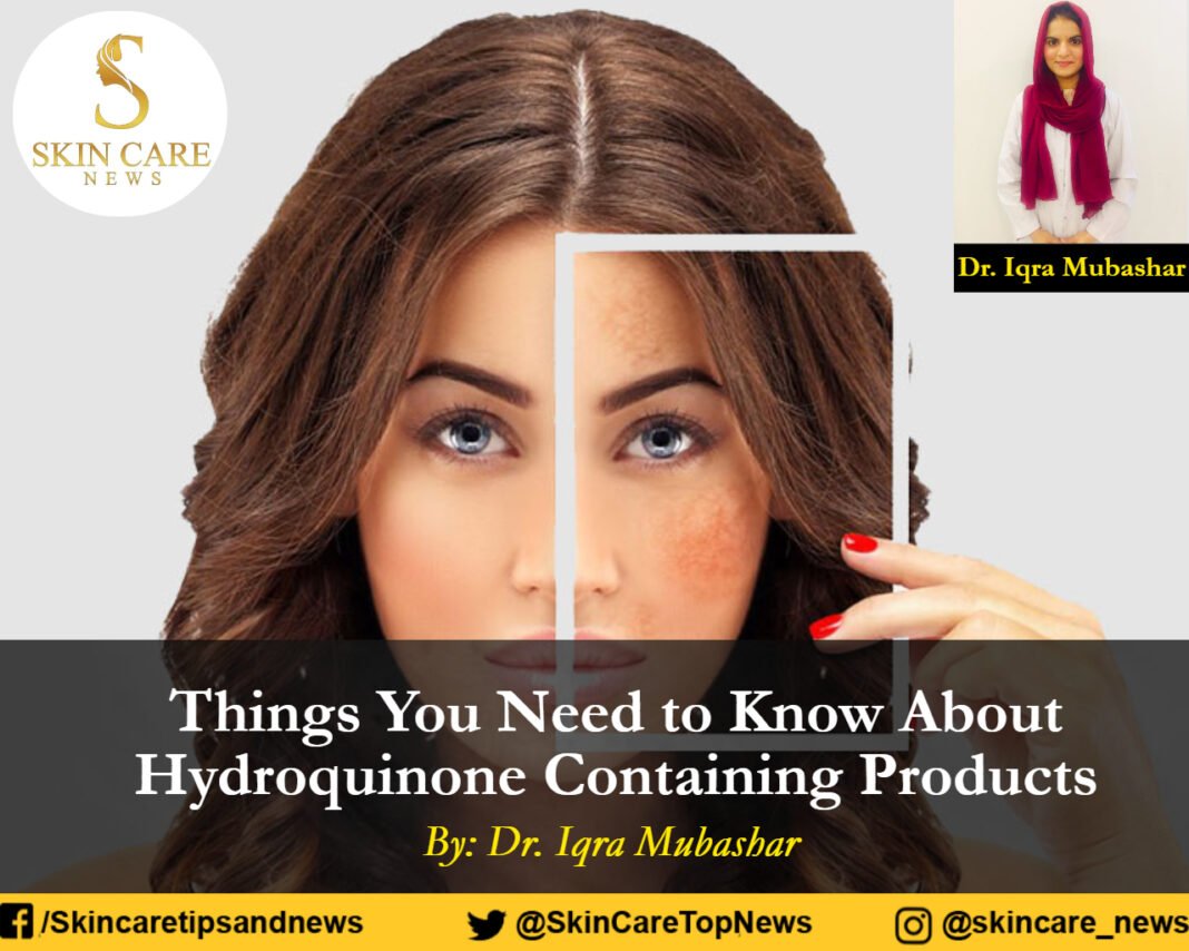 Things You Need to Know About Hydroquinone Containing Products