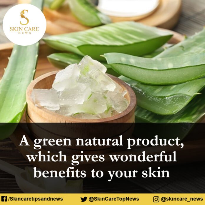 A green natural product; which gives wonderful benefits to your skin