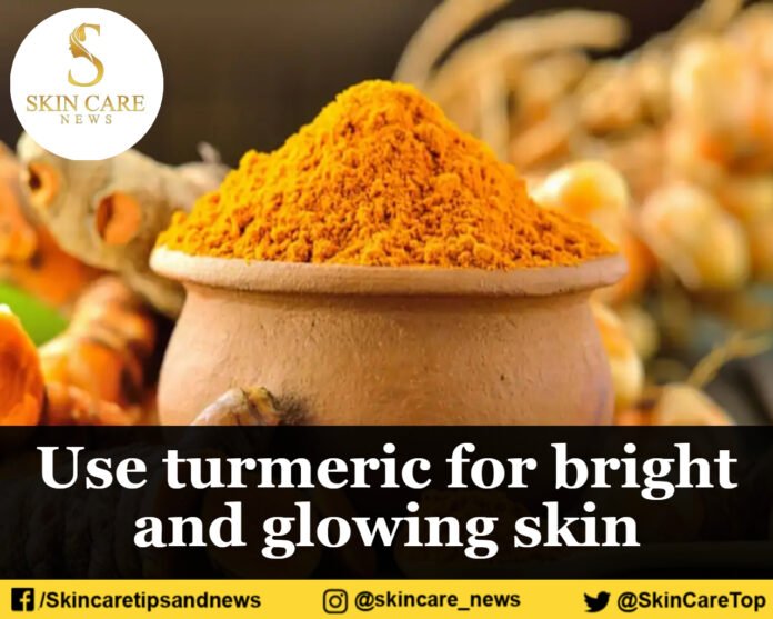 Use turmeric for bright and glowing skin