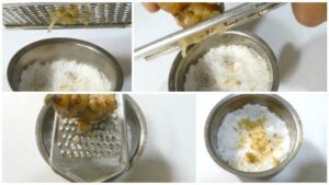 Detoxifying rice ginger all body scrub