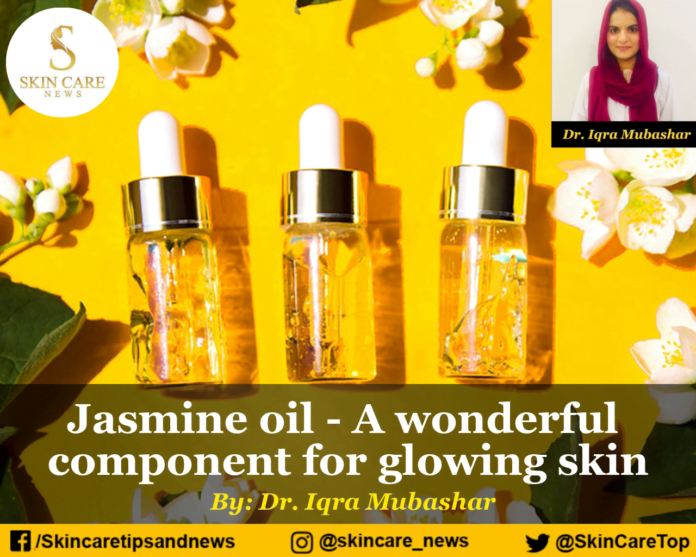 Jasmine oil- A wonderful component for glowing skin