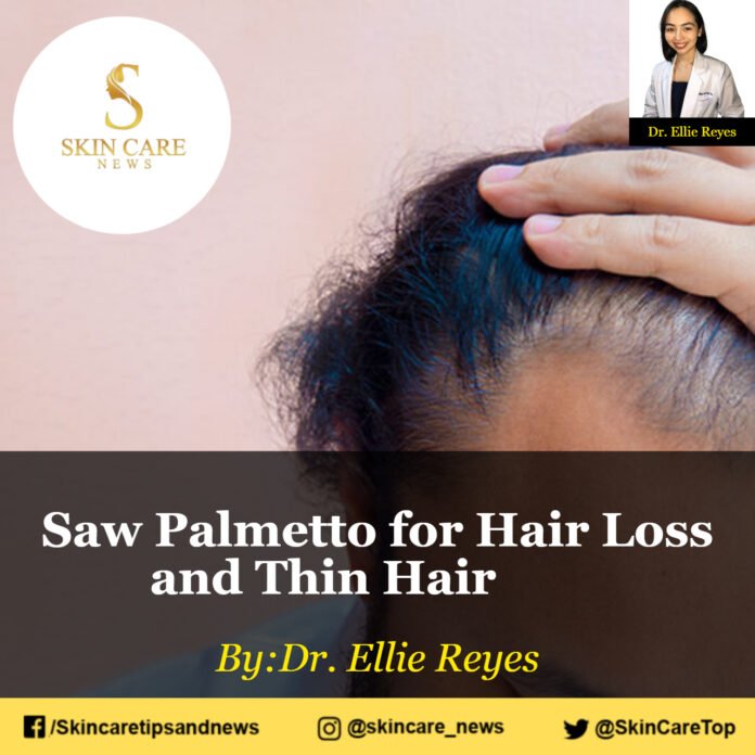Saw Palmetto for Hair Loss and Thin Hair Skincare News