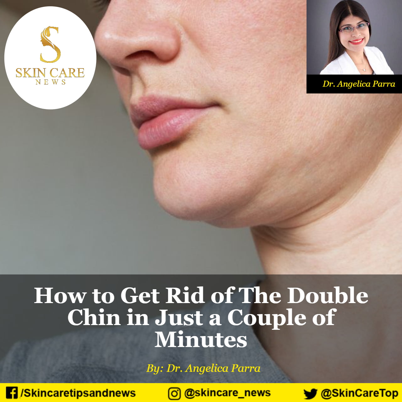 How to Get Rid of The Double Chin in Just a Couple of Minutes