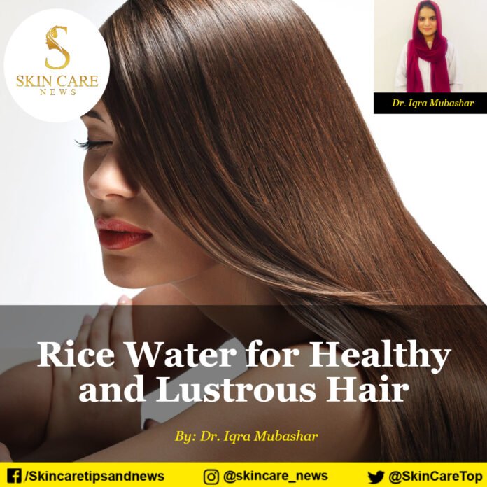 Rice Water for Healthy and Lustrous Hair