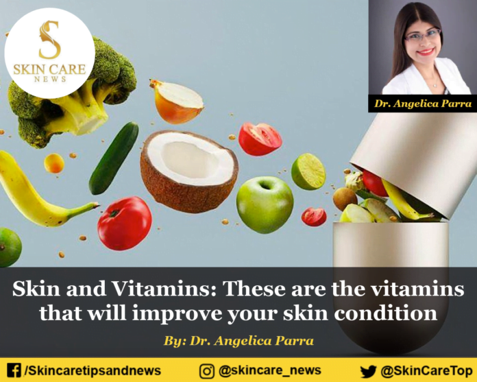 Skin and Vitamins: These are the vitamins that will improve your skin condition 