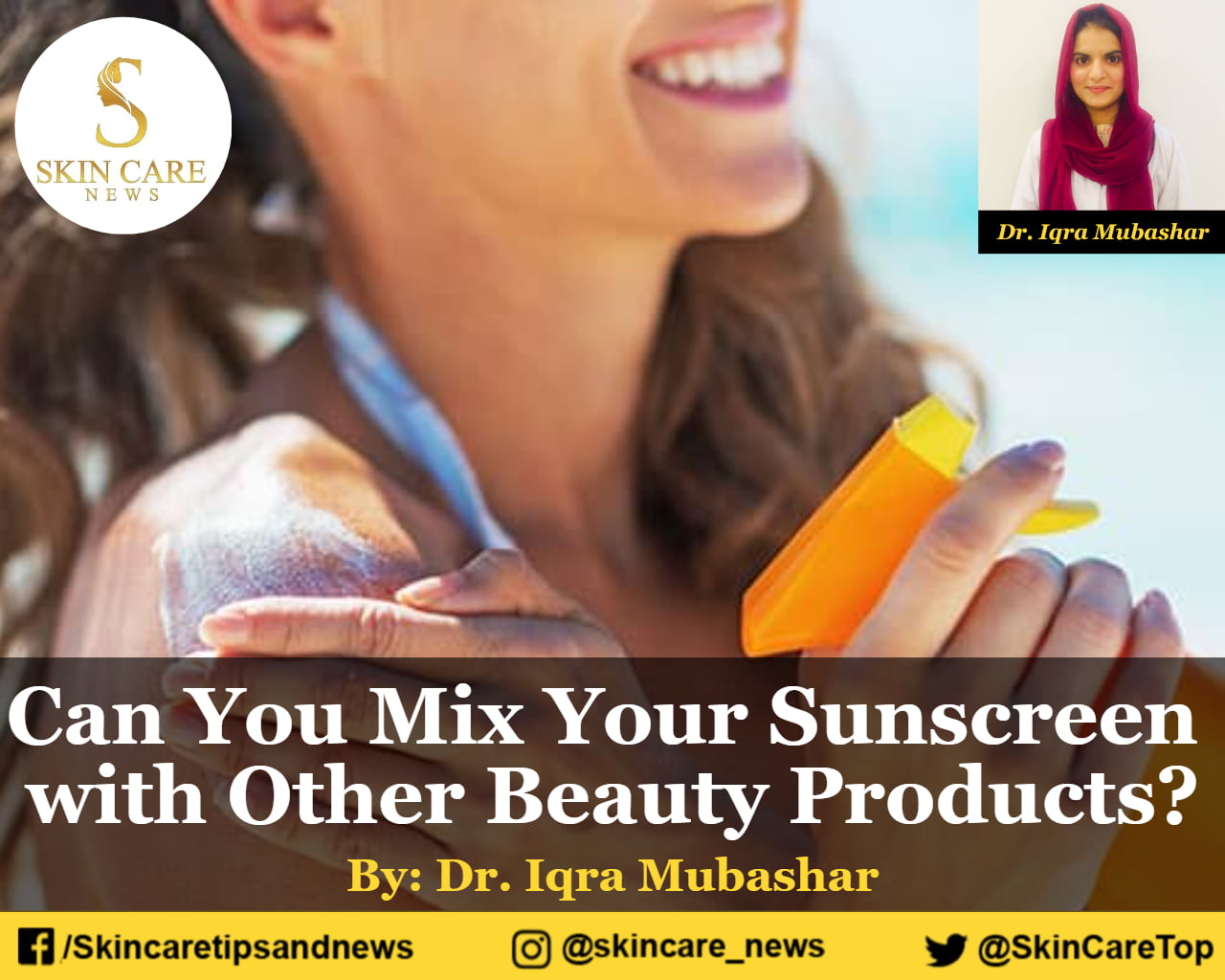 Can You Mix Your Sunscreen with Other Beauty Products?