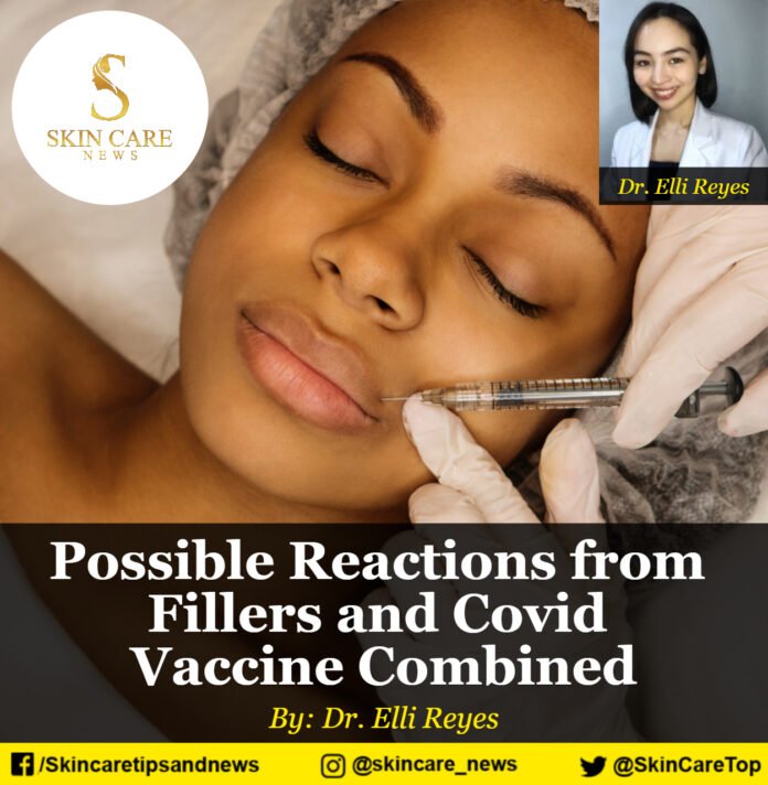 Possible Reactions from Fillers and Covid Vaccine Combined