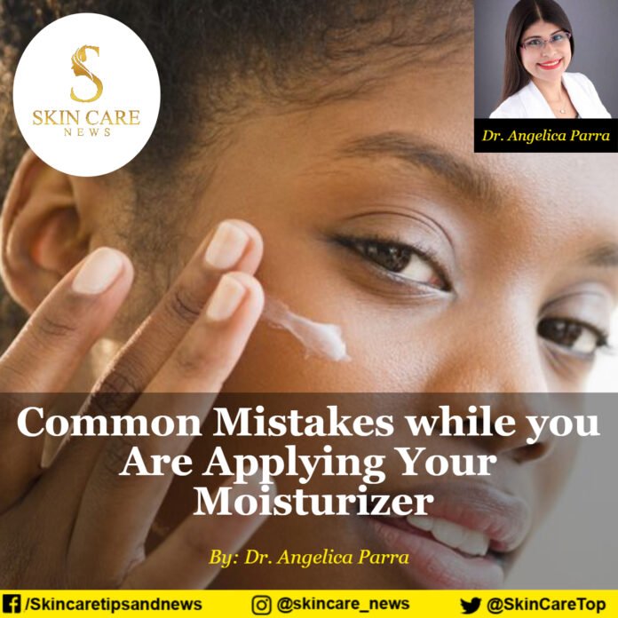 Common Mistakes while you Are Applying Your Moisturizer
