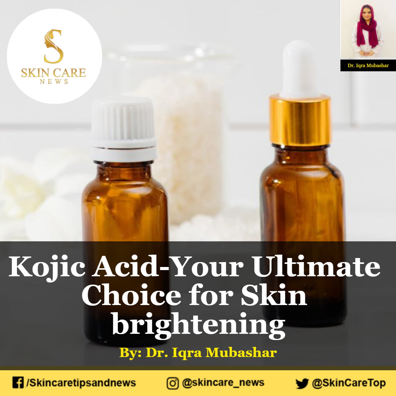 Kojic Acid-Your Ultimate Choice for Skin brightening