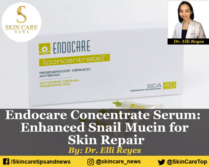 Endocare Concentrate Serum: Enhanced Snail Mucin for Skin Repair