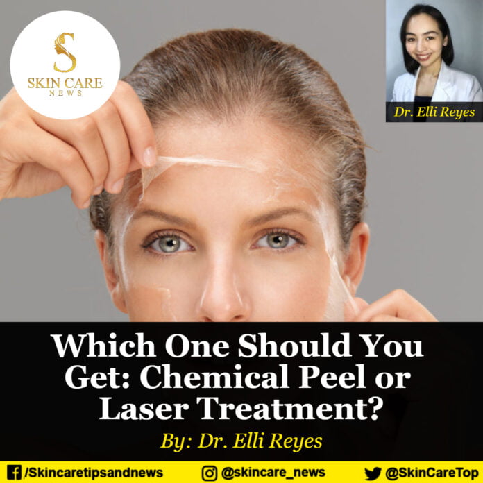 Which One Should You Get: Chemical Peel or Laser Treatment?