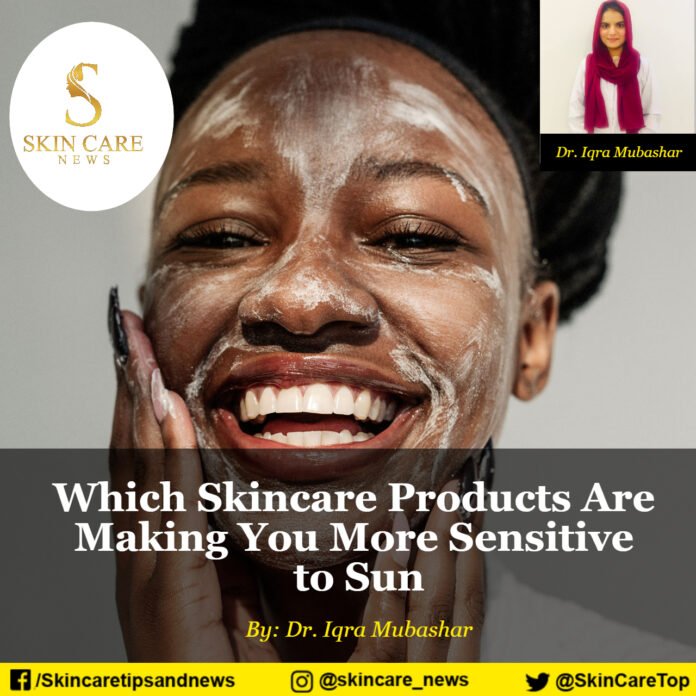 Which Skincare Products Are Making You More Sensitive to Sun