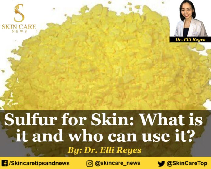 Sulfur for Skin: What is it and who can use it?