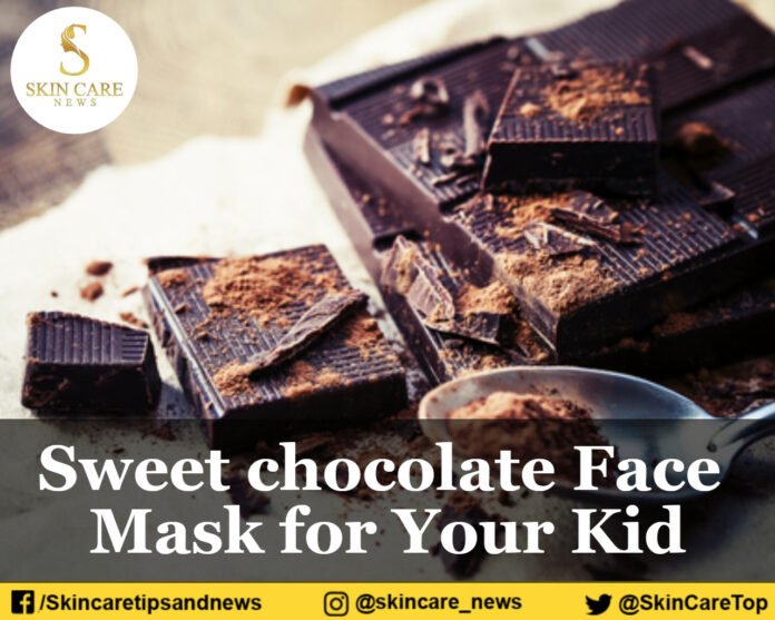 Sweet chocolate Face Mask for Your Kid