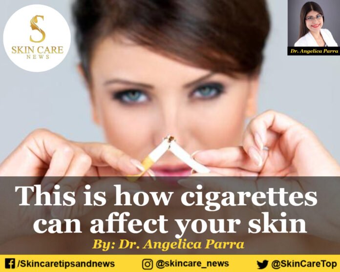 This is how cigarettes can affect your skin