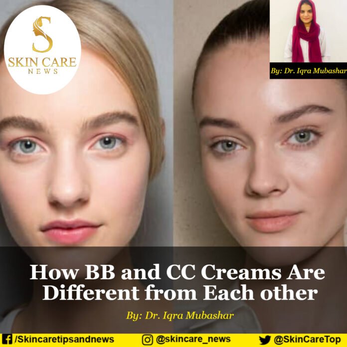 How BB and CC Creams Are Different from Each other