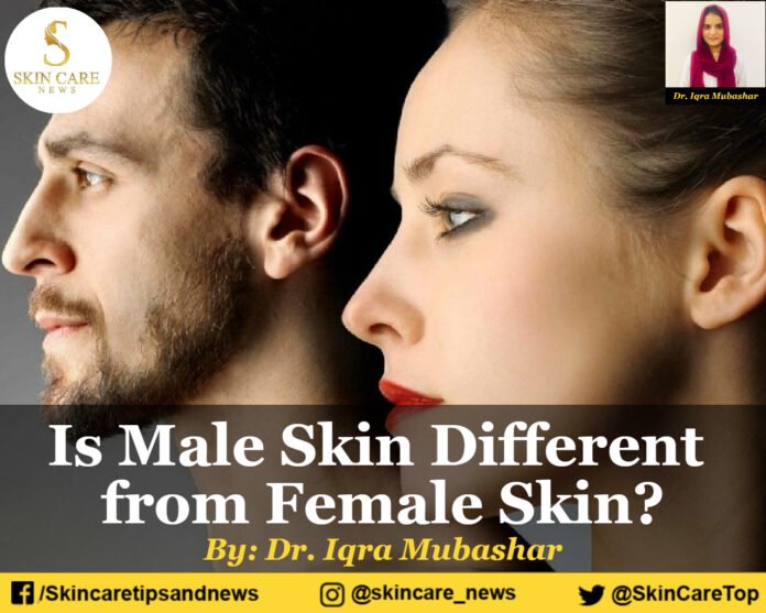 Is Male Skin Different from Female Skin?
