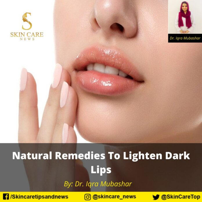 Natural Remedies To Lighten Dark Lips