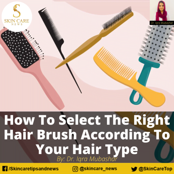 How To Select The Right Hair Brush According To Your Hair Type
