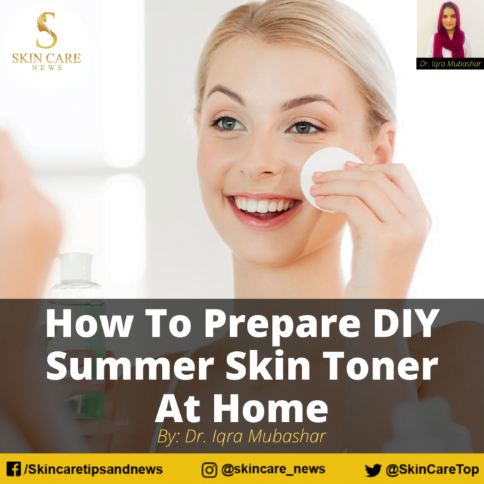 How To Prepare DIY Summer Skin Toner At Home