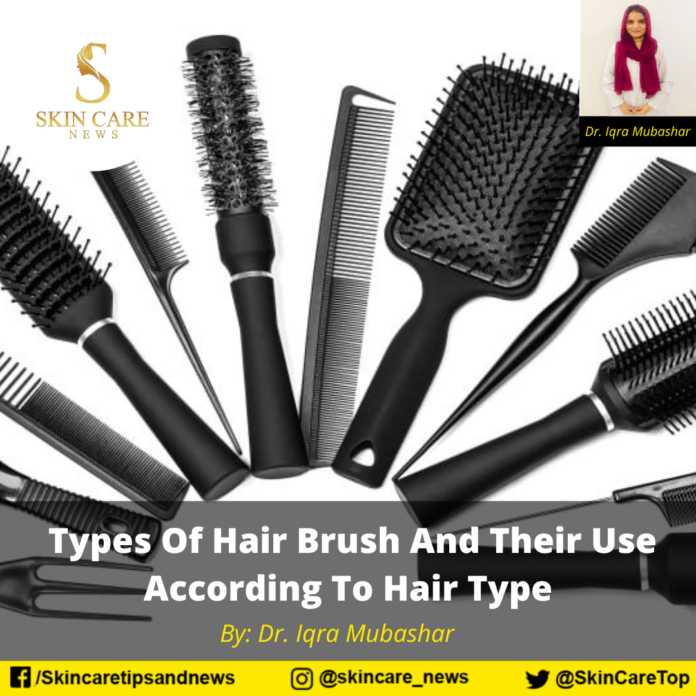 Types Of Hair Brush And Their Use According To Hair Type