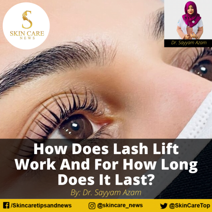 How Does eyelash Lift Work And For How Long Does It Last?