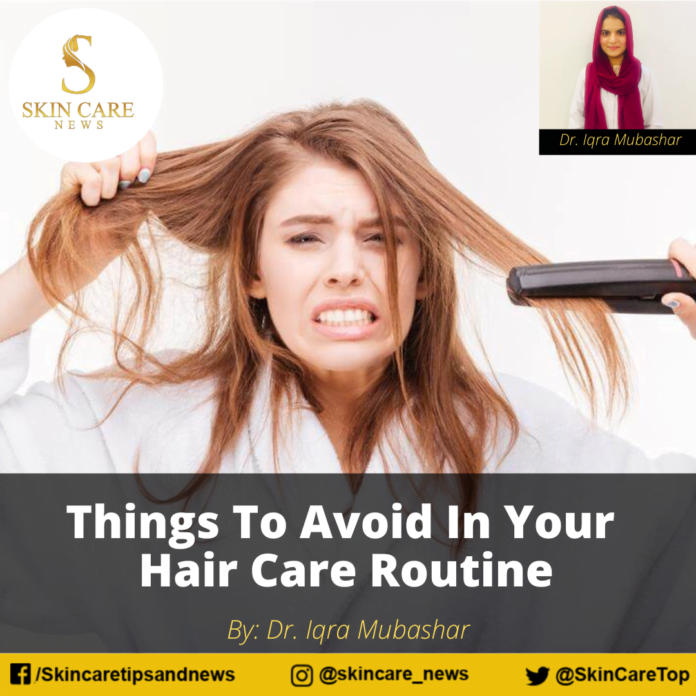 Things To Avoid In Your Hair Care Routine