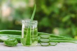 Healing Burnt Skin With Aloe Vera Gel